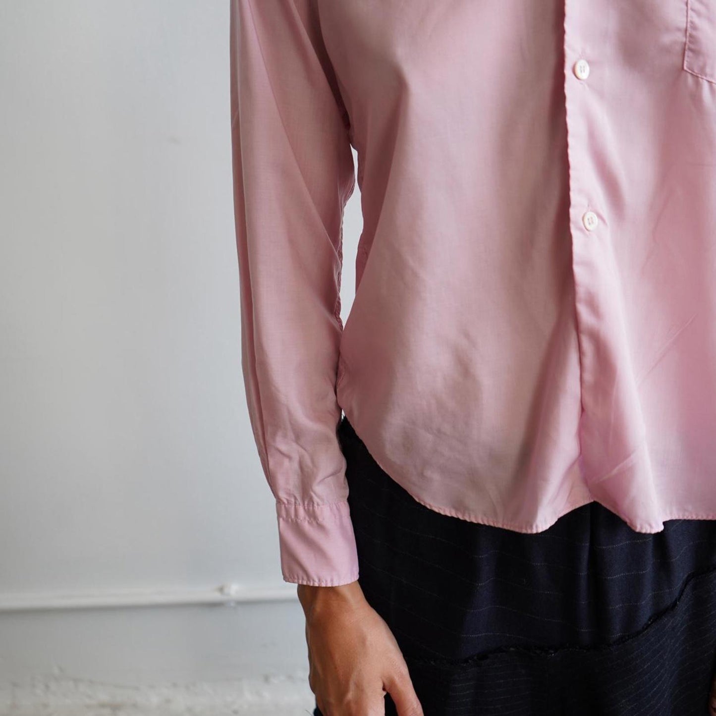 Comme Des garçons pink shirt