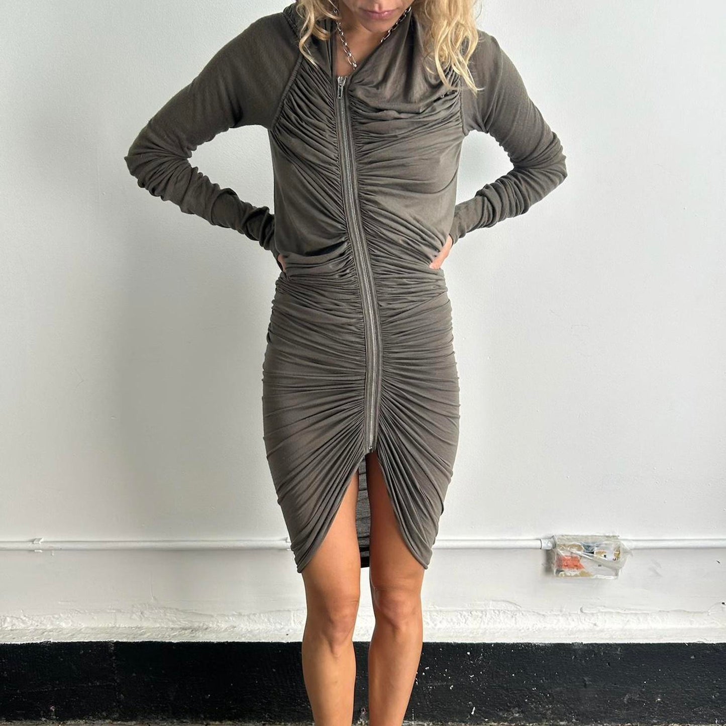 Rick Owen’s zip-up dress