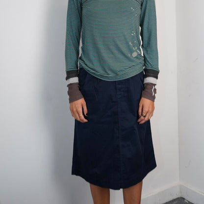 Navy Margaret Howell skirt