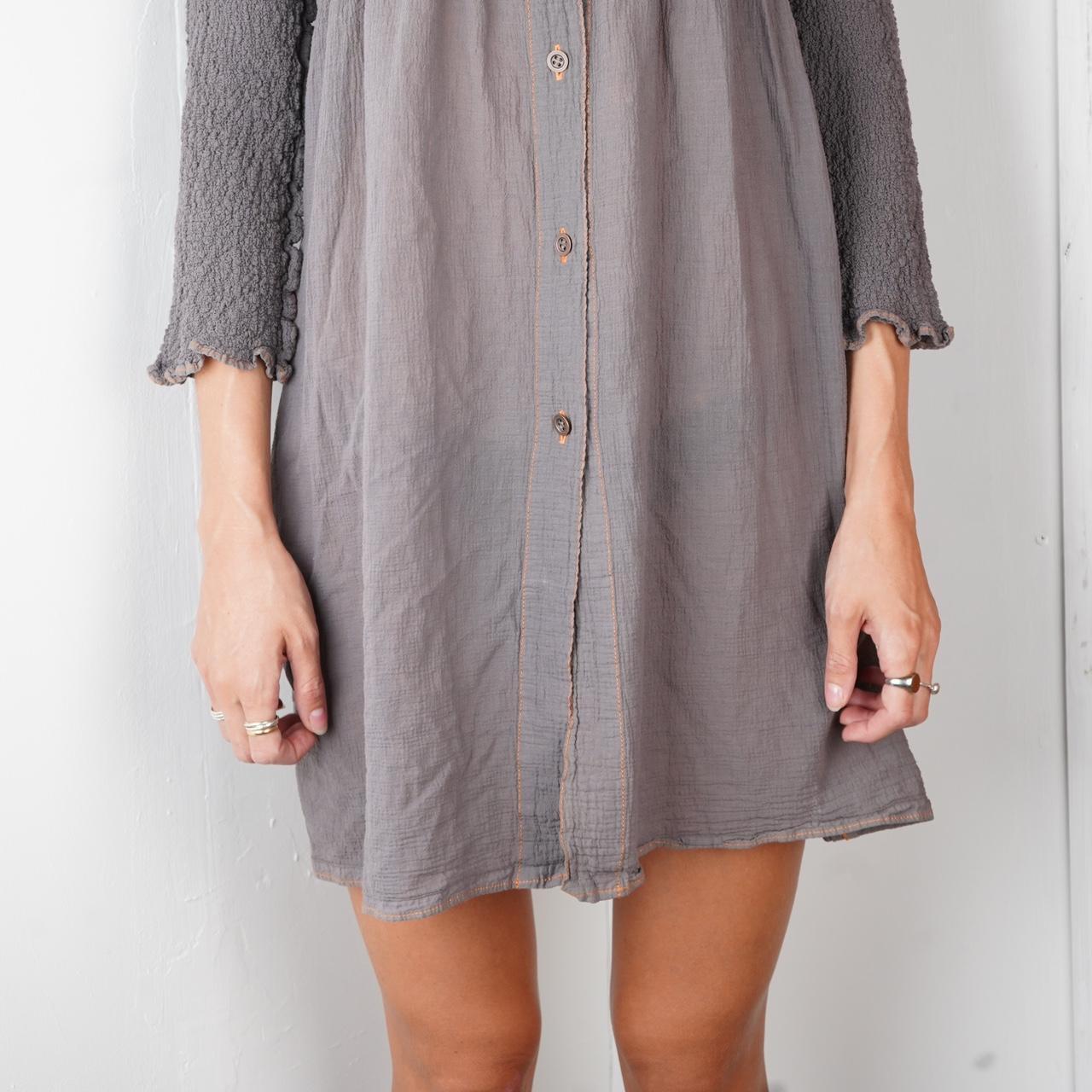 Grey Issey Miyake Me Vintage Dress