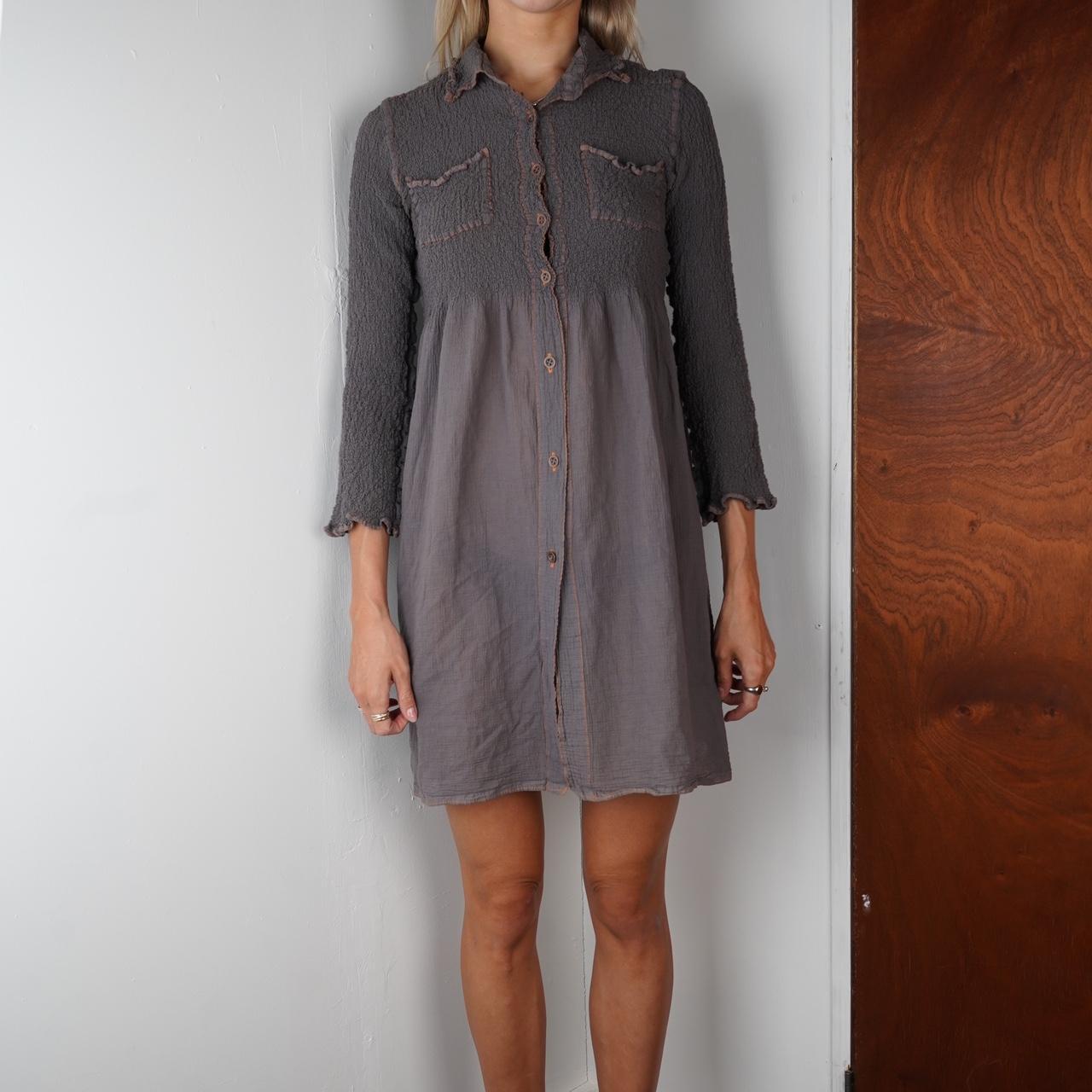 Grey Issey Miyake Me Vintage Dress