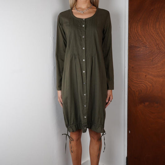 Khaki Issey Miyake Haat Dress