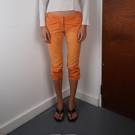 Orange Prada Capri 3/4 Length Trousers