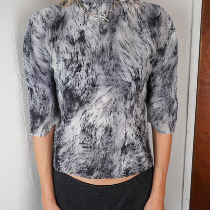 Issey Miyake Me Short Sleeve Top