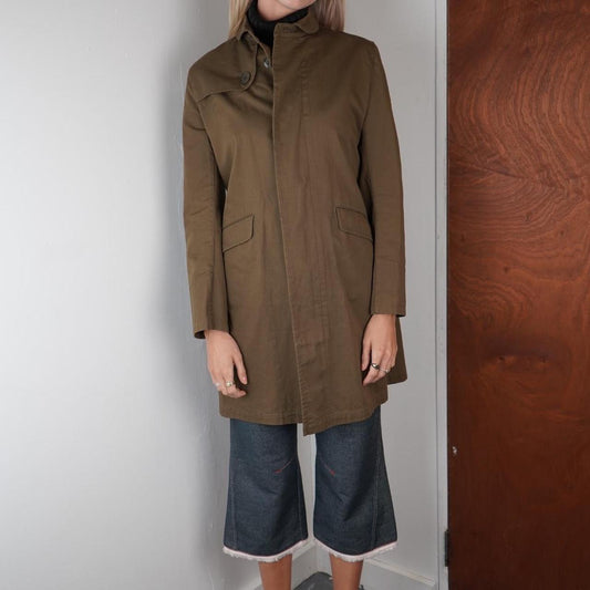 Yohji Yamamoto Y’s range trench coat in Khaki