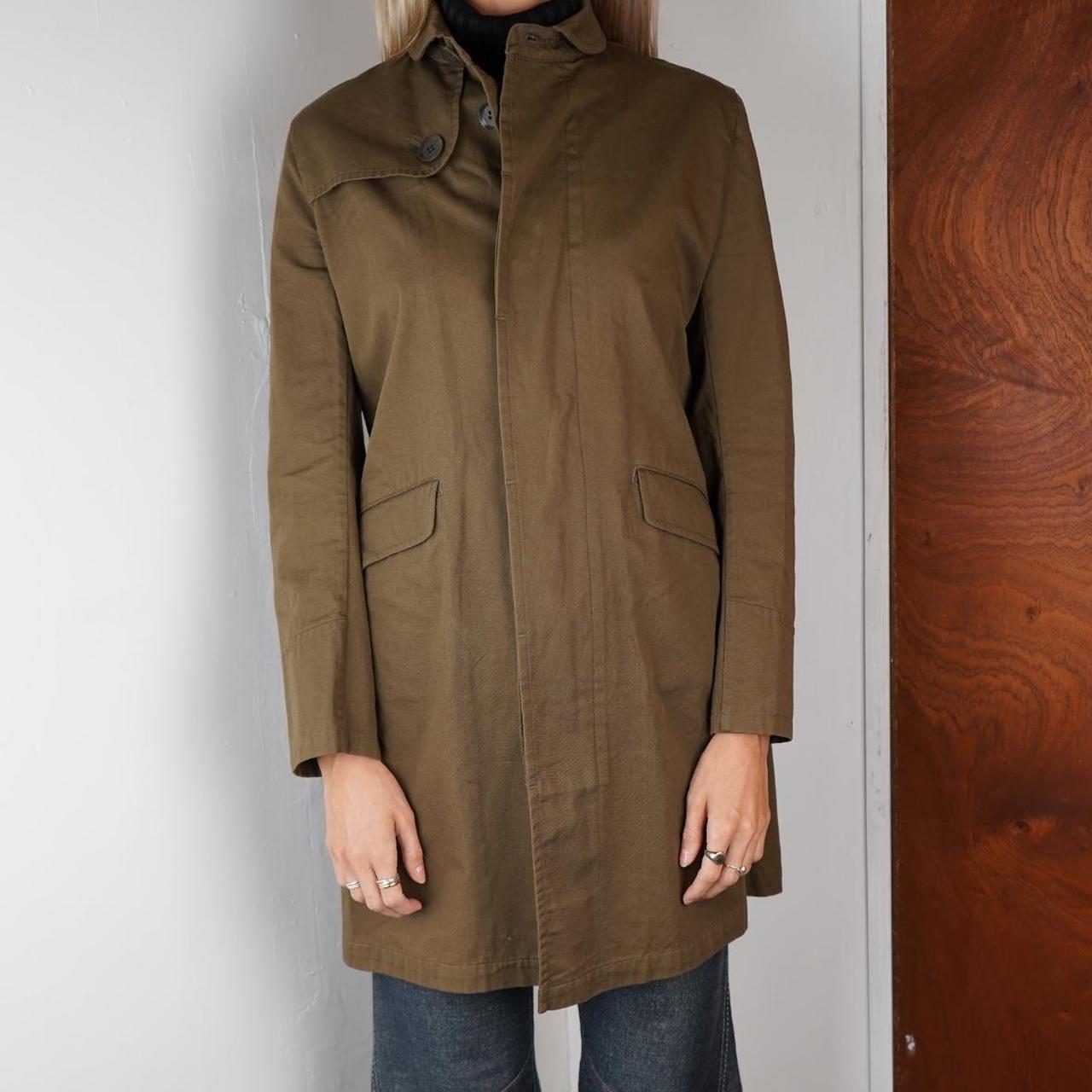 Yohji Yamamoto Y’s range trench coat in Khaki