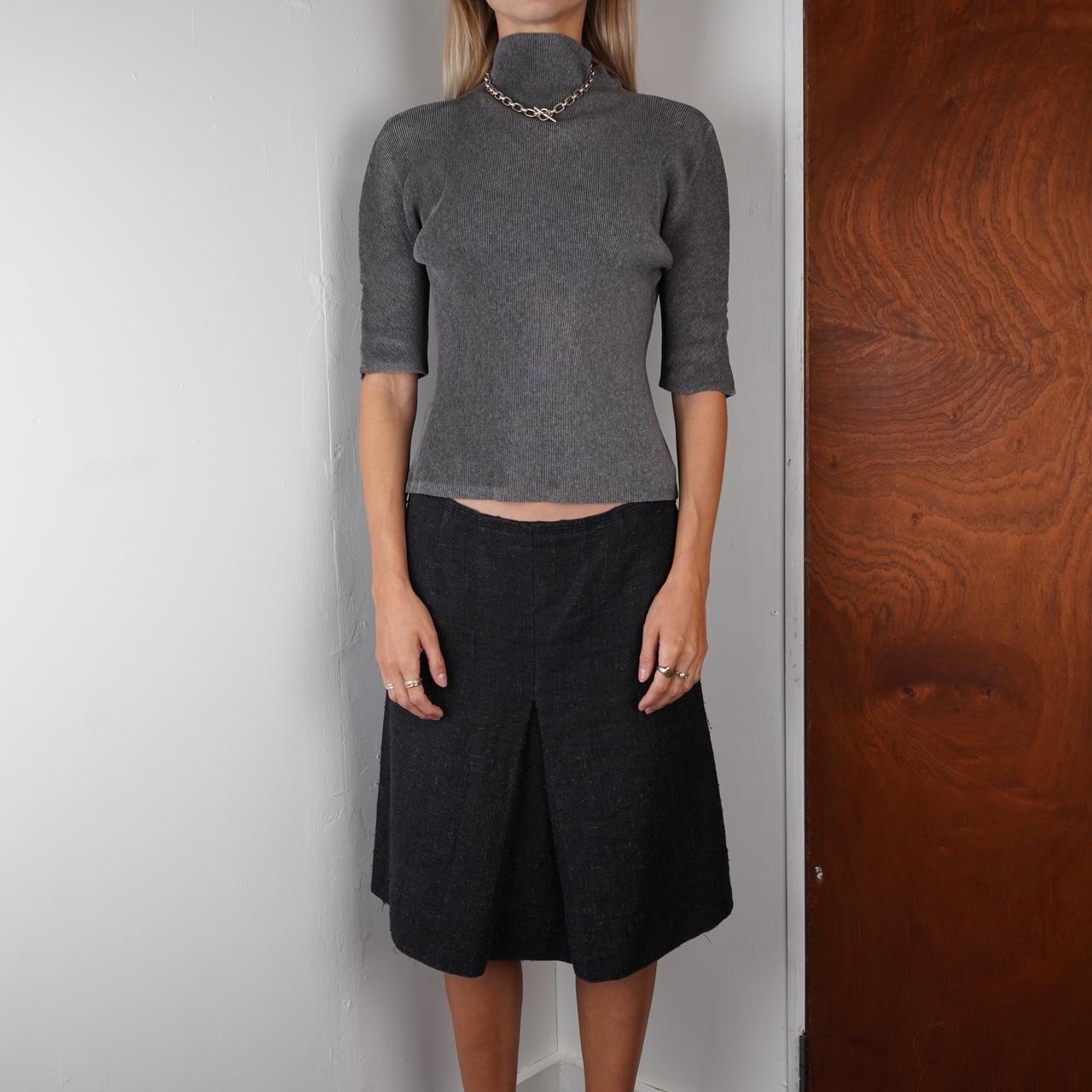 Grey Issey Miyake Pleats Please T Shirt