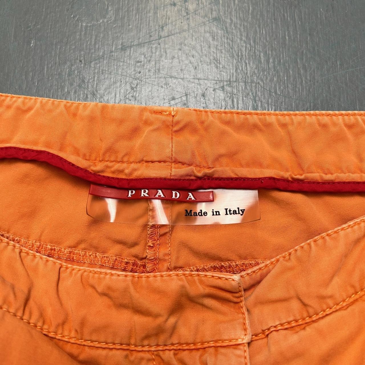 Orange Prada Capri 3/4 Length Trousers