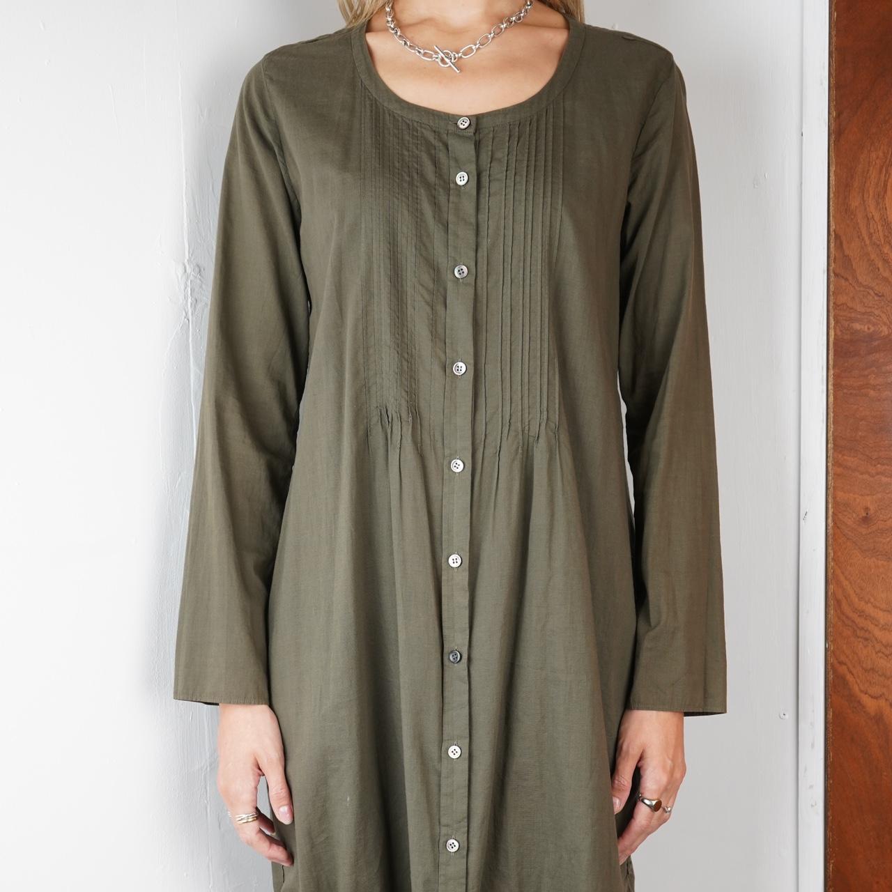 Khaki Issey Miyake Haat Dress